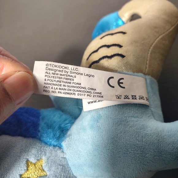 ✓Tokidoki Aurora 7.5" Corsica Mermicorno,Plush blue Multicolor - Picture 12 of 16